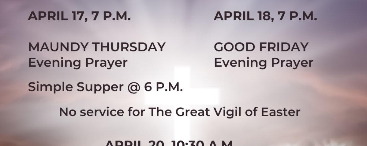 Holy Week text