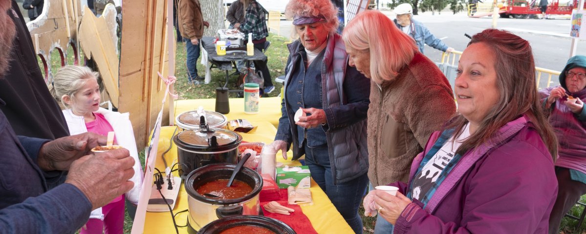 St. James Chili cook-off servers
