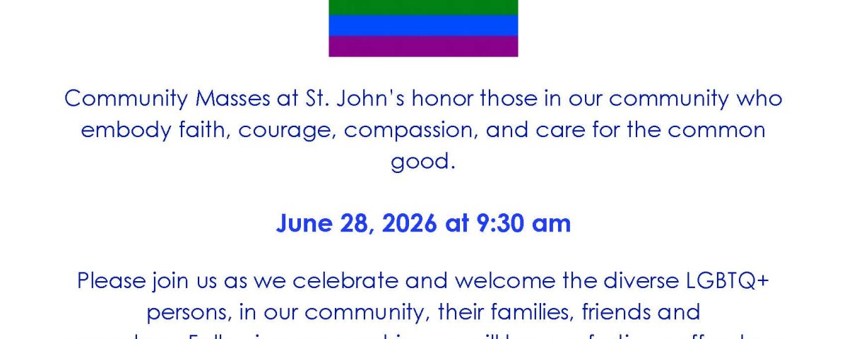 Please join us as we celebrate and welcome the diverse LGBTQ+ persons, in our community, their families, friends and supporters. Following our worship, we will have a festive coffee hour in our chapel.