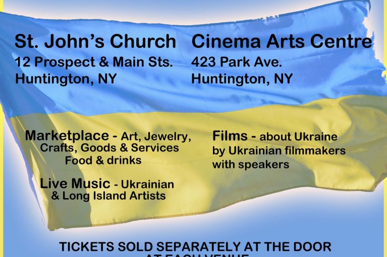 United for Ukraine at St. John's & the Cinema Arts Centre in Huntington