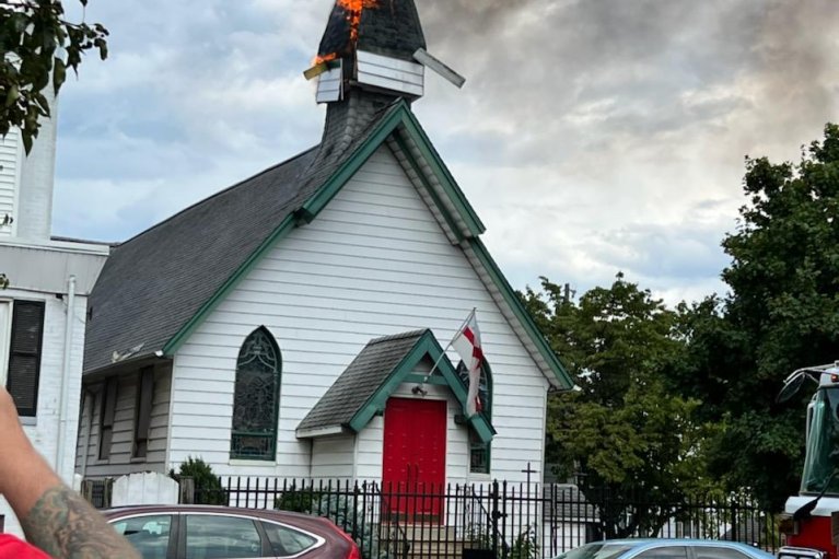 Fire at Grace Episcopal Church and the Incarnation in Port Richmond