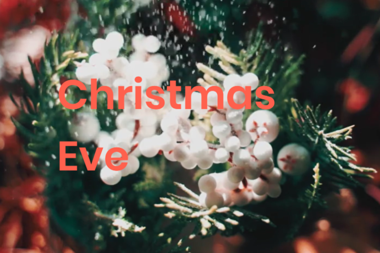 Christmas Eve at St. Martin's Episcopal Church in Mason, TX