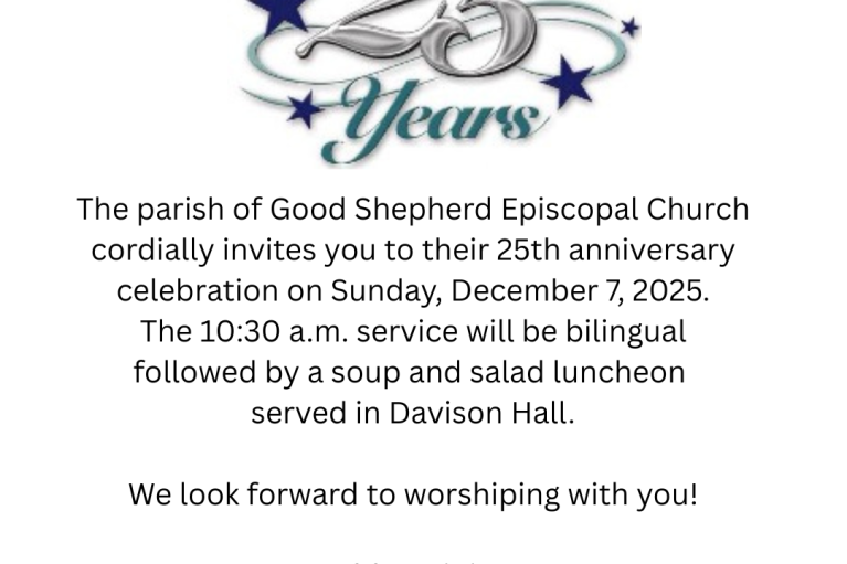 Invitation to 25th Anniversary 