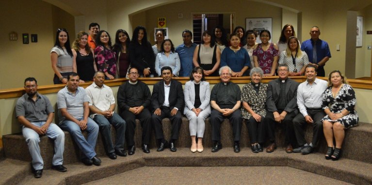 graduates, guests and faculty 