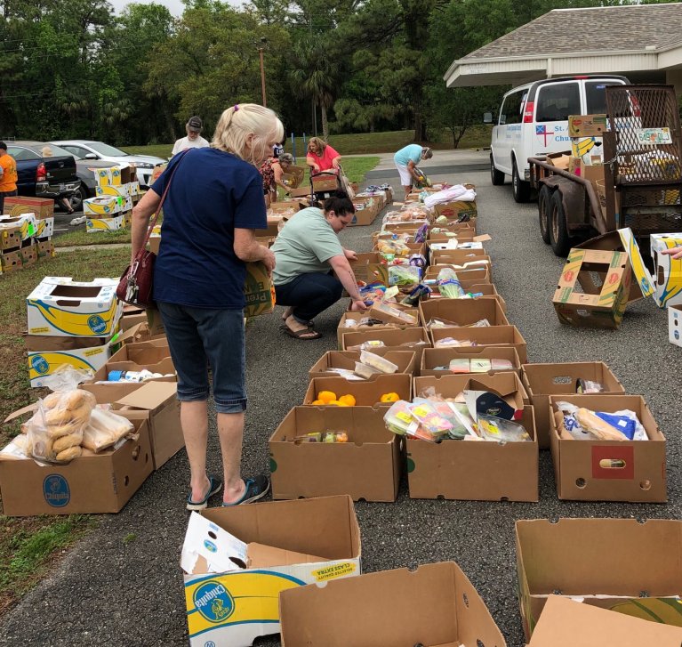 community help with fresh food