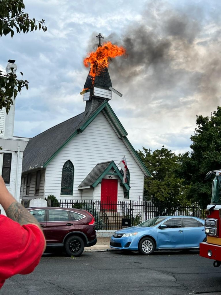 Fire at Grace Episcopal Church and the Incarnation in Port Richmond